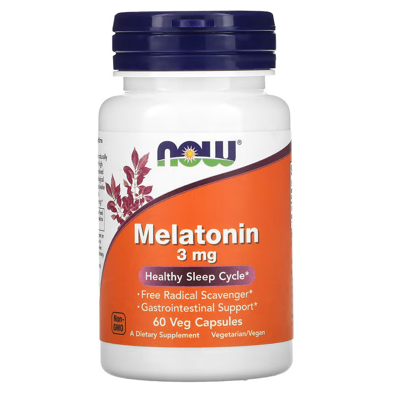 Mélatonine, 3 mg, 60 capsules végétales