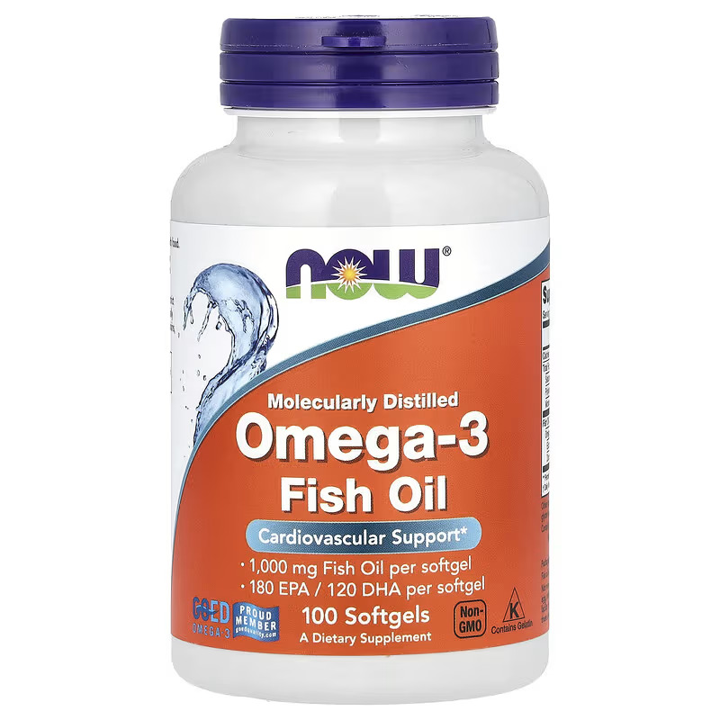 oméga-3, 1000 mg, 100 capsules