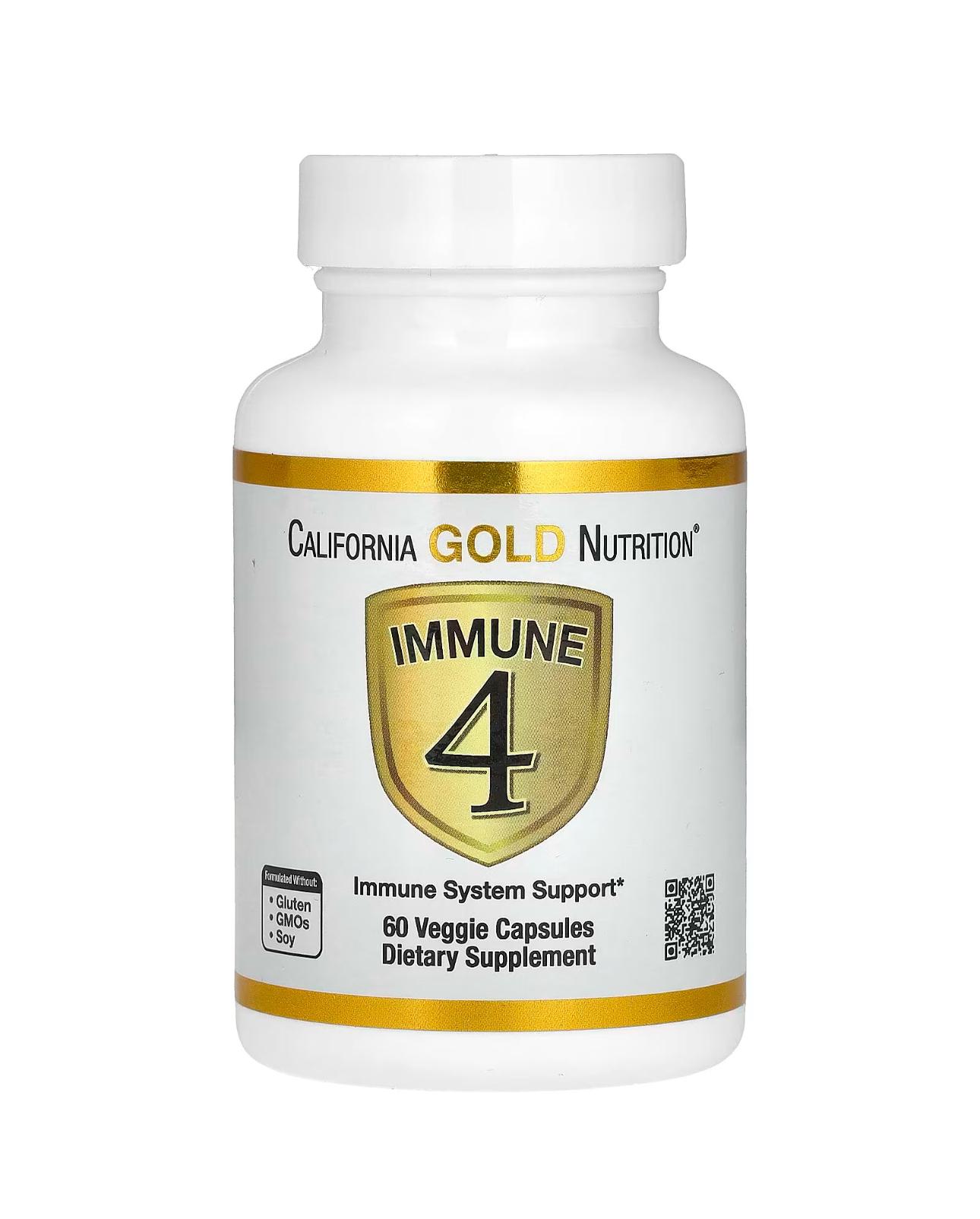 Immune 4, Soutien du système immunitaire, 60 capsules